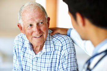 senior man seeing an internist in Raleigh nc